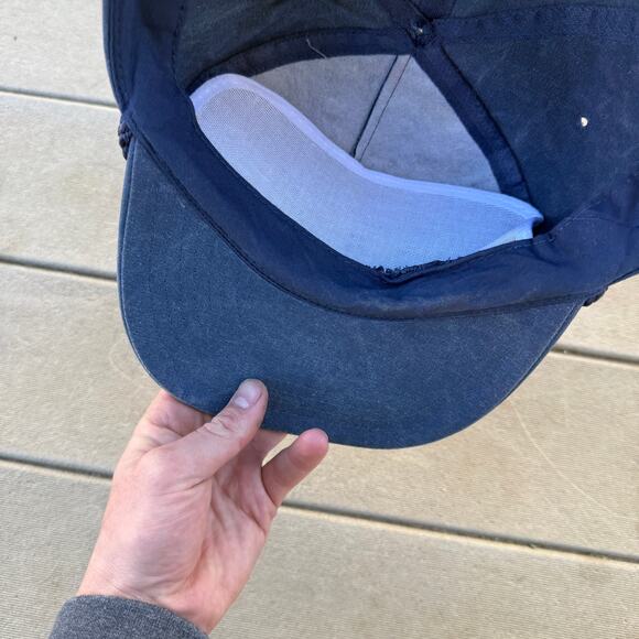 Vintage 90's St. Croix Inn Solon Springs Wisconsin Blue Roper Snapback Hat Cap - Picture 4 of 7